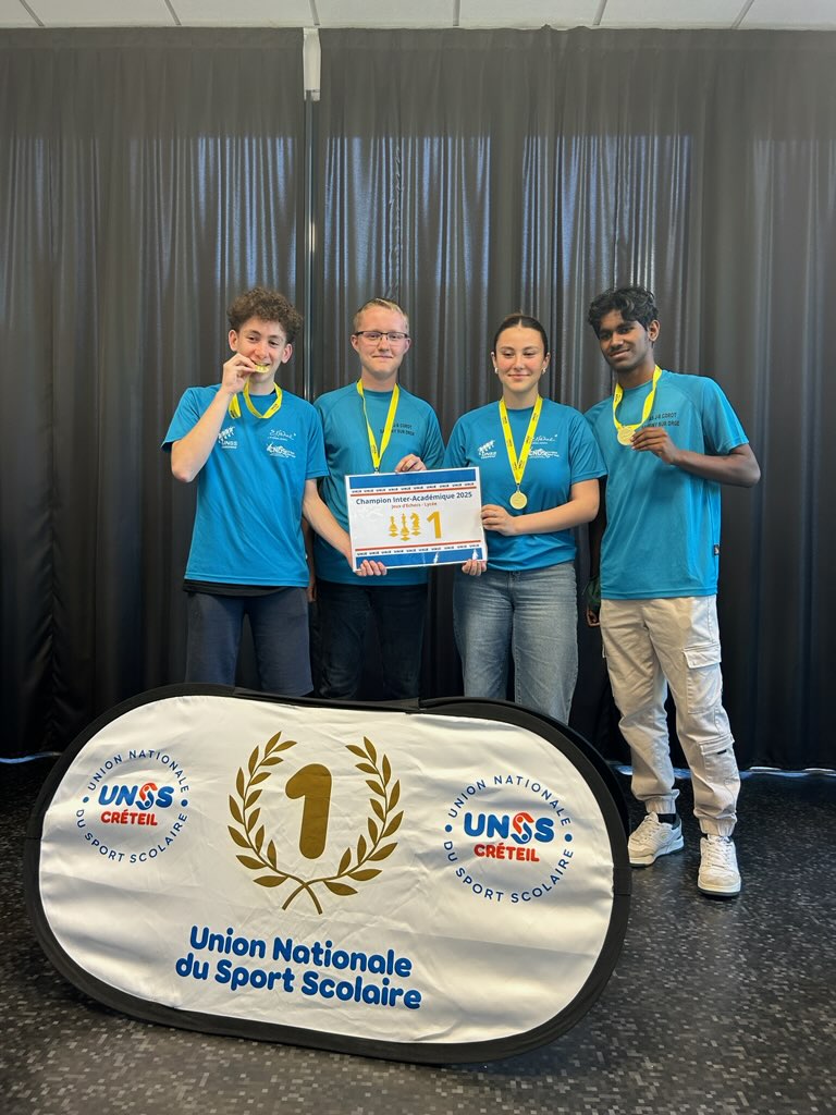 Championnat interacadémique des lycées: lycée Corot champion !