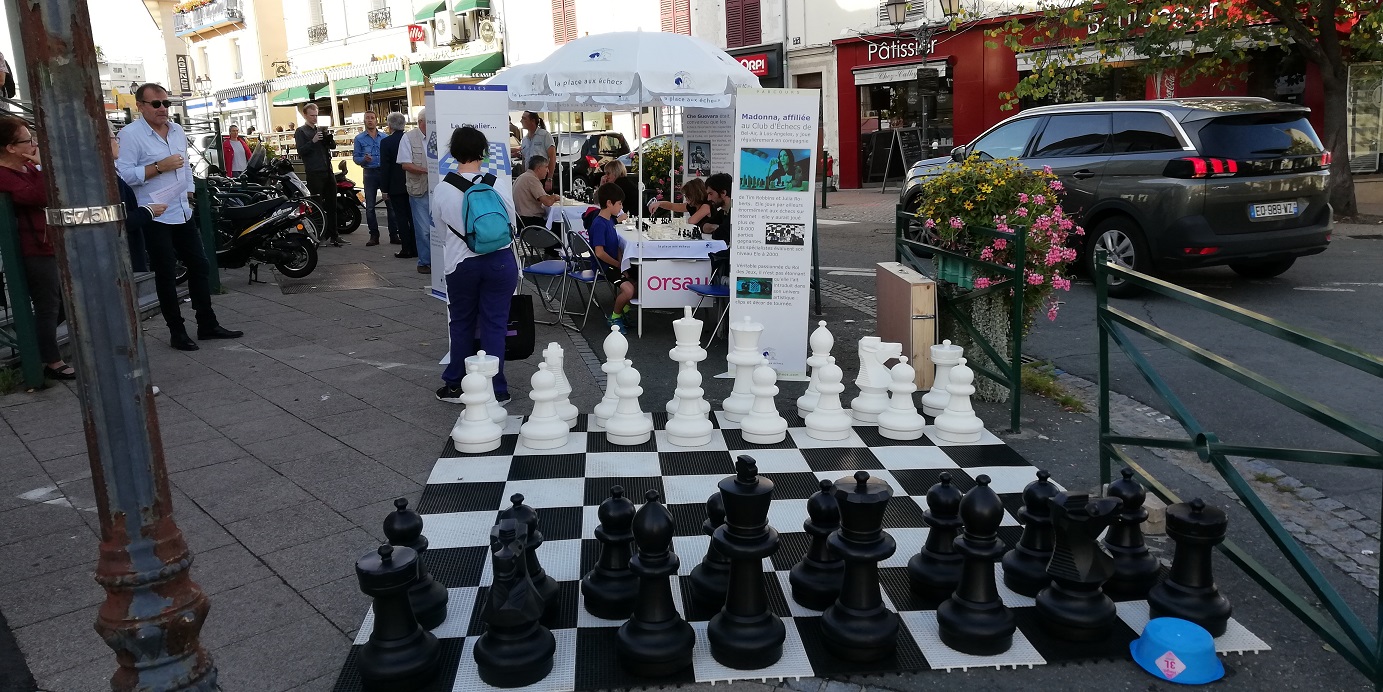 « La Place aux Echecs » à Orsay samedi 13/10/2018